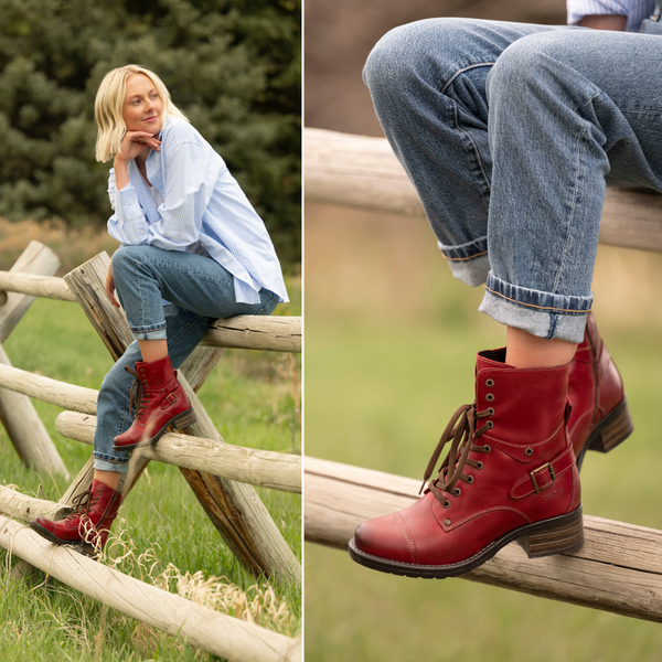 Taos Footwear Crave — Classic Red