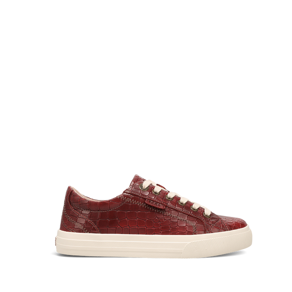 Taos Footwear Plim Soul Lux — Red Croco