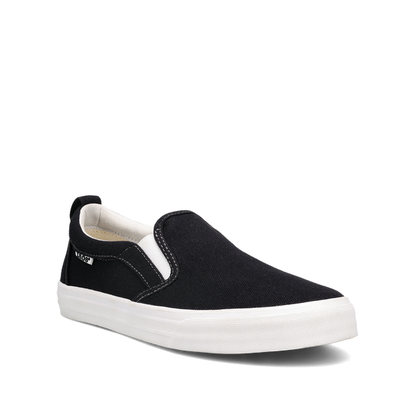 taos footwear Rubber Soul — Black/White Canvas