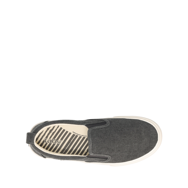 Taos Footwear Rubber Soul — Charcoal Wash Canvas