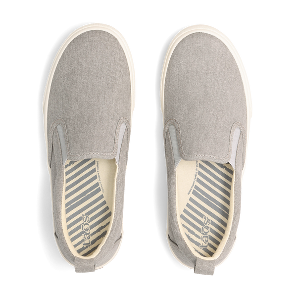 Taos Footwear Rubber Soul — Grey Wash Canvas