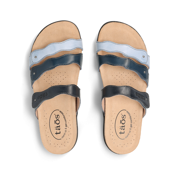 Taos Footwear Scribble — Blue Multi