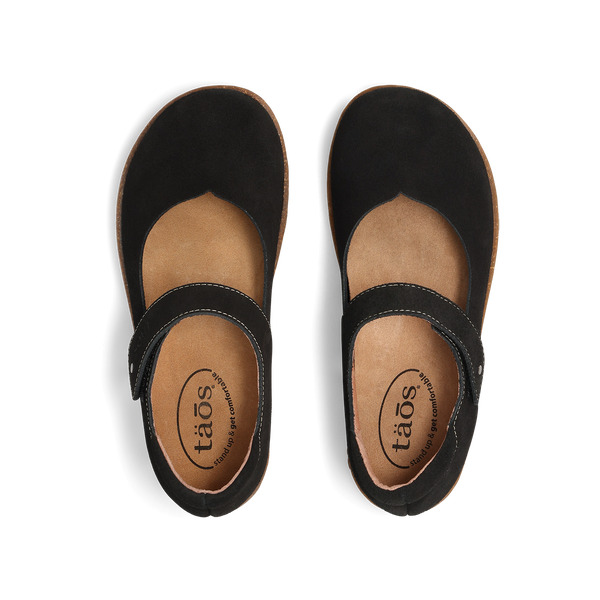 Taos Footwear Success — Black Suede