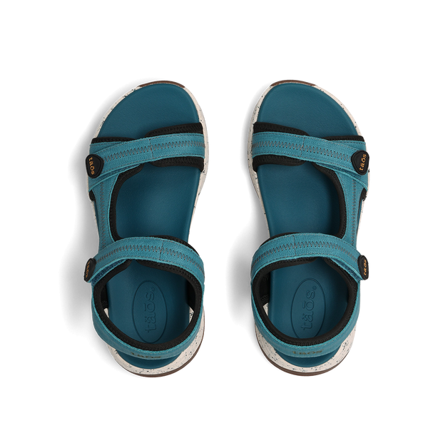 Taos Footwear Super Side — Teal Emboss
