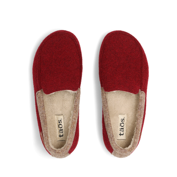 Taos Footwear Woolfer — Cranberry