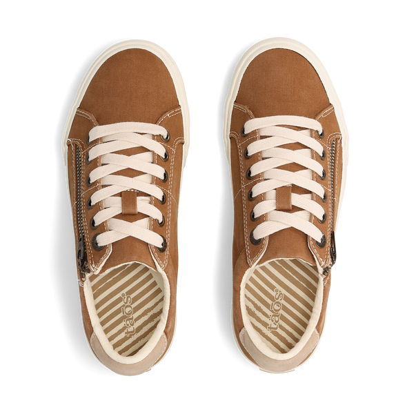 Taos Footwear Z Soul — Golden Tan/Tan Distressed