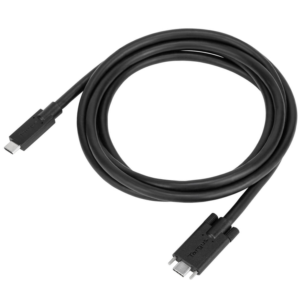 Targus 1.8 Metre USB-C® Male To USB-C® Male 10Gbps Screw-In Cable