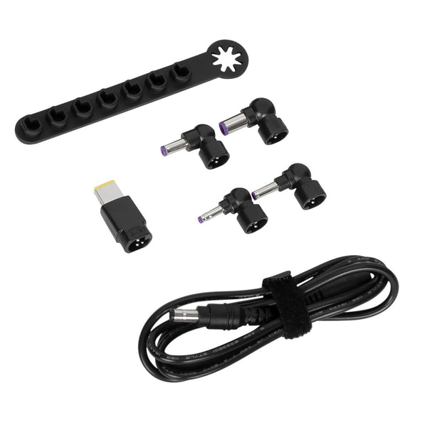 targus 90W Legacy Power Accessory Kit (DC Cable to Tip + 5 Tips + Storage Bar) - 1.8M