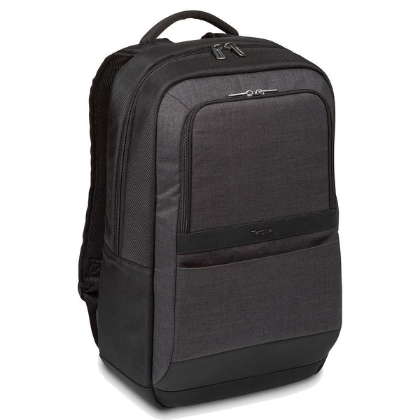 targus CitySmart 12.5 13 13.3 14 15 15.6" Essential Laptop Backpack - Black/Grey