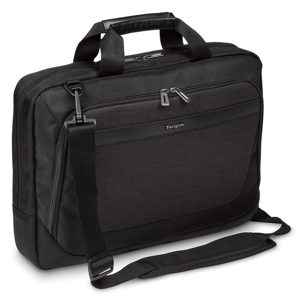targus CitySmart 14 15 15.6" Slimline Topload Laptop Case - Black/Grey