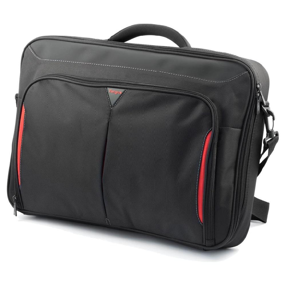 Targus Classic+ 17-18" Clamshell Laptop Bag - Black/Red