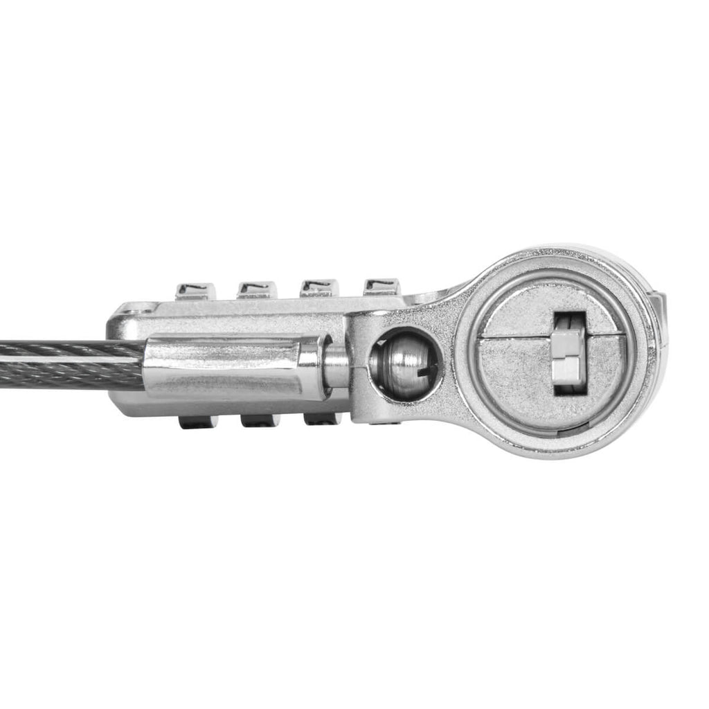 Targus DEFCON® Ultimate Universal Serialised Combination Cable Lock With Slimline Adaptable Lock Head - (B2B Single Pack)