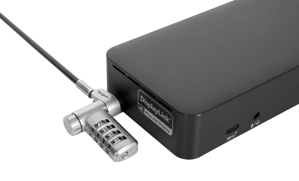 Targus DEFCON® Ultimate Universal Serialised Combination Cable Lock With Slimline Adaptable Lock Head - (B2B 25 Pack)