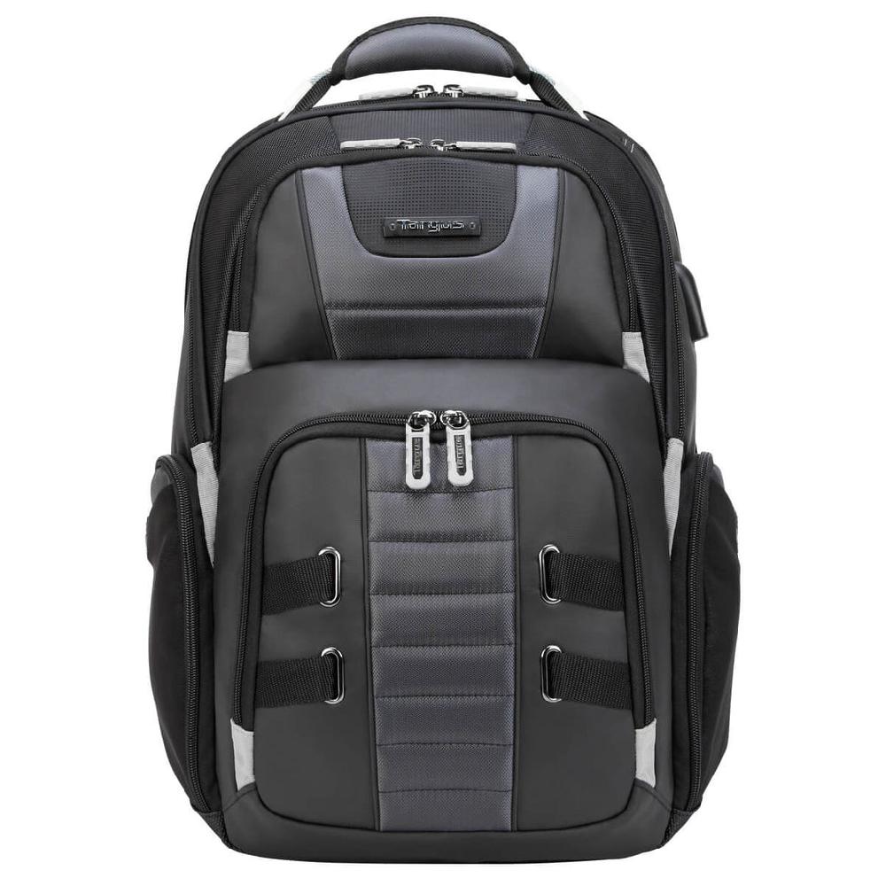 Targus DrifterTrek 11.6-15.6" Laptop Backpack With USB Power Pass-Thru - Black