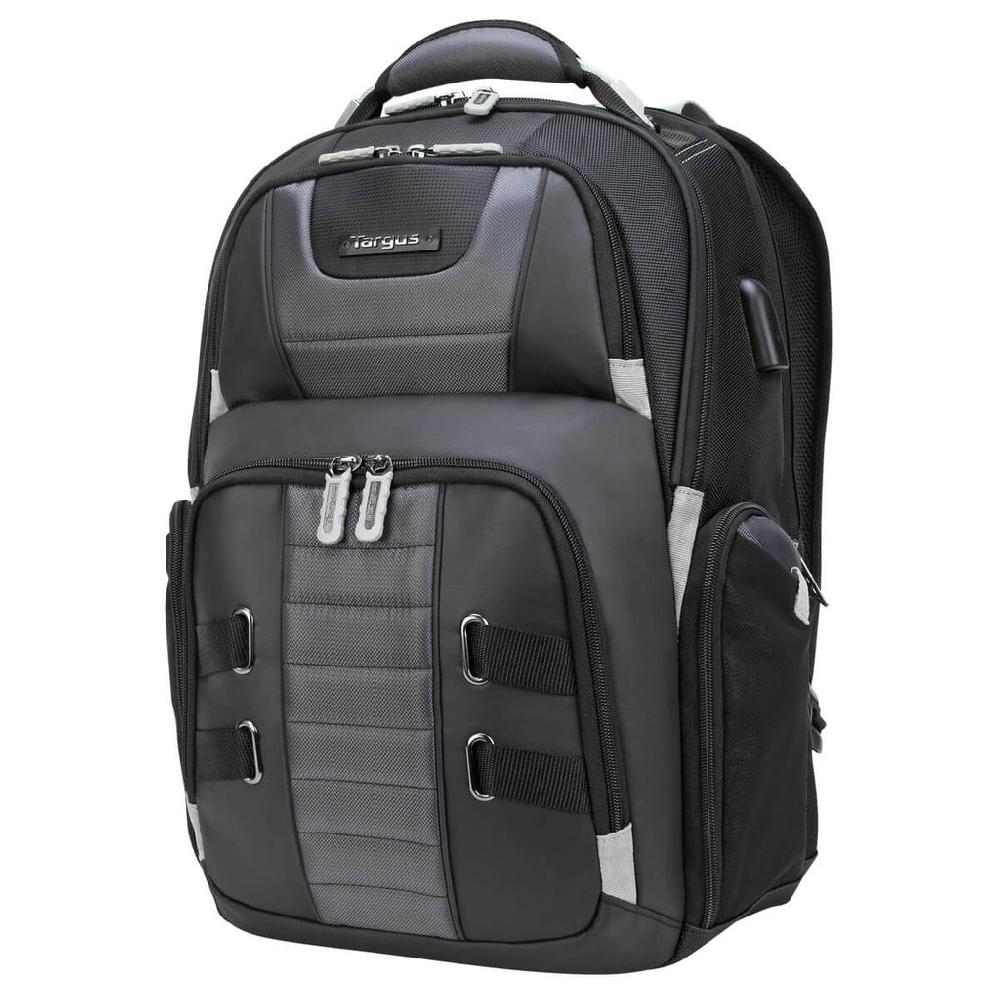 Targus DrifterTrek 11.6-15.6" Laptop Backpack With USB Power Pass-Thru - Black