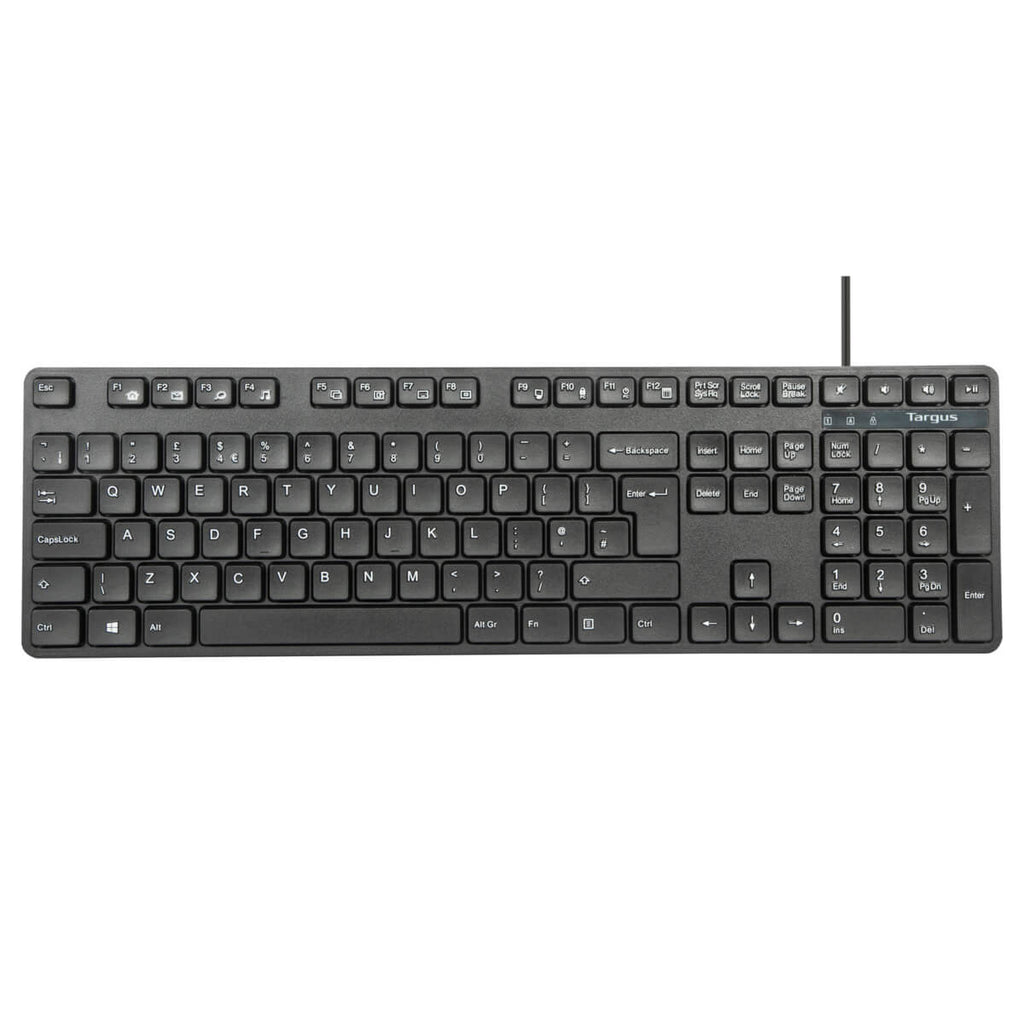 Targus Full Sized Wired Keyboard And Mouse Combo (UK)