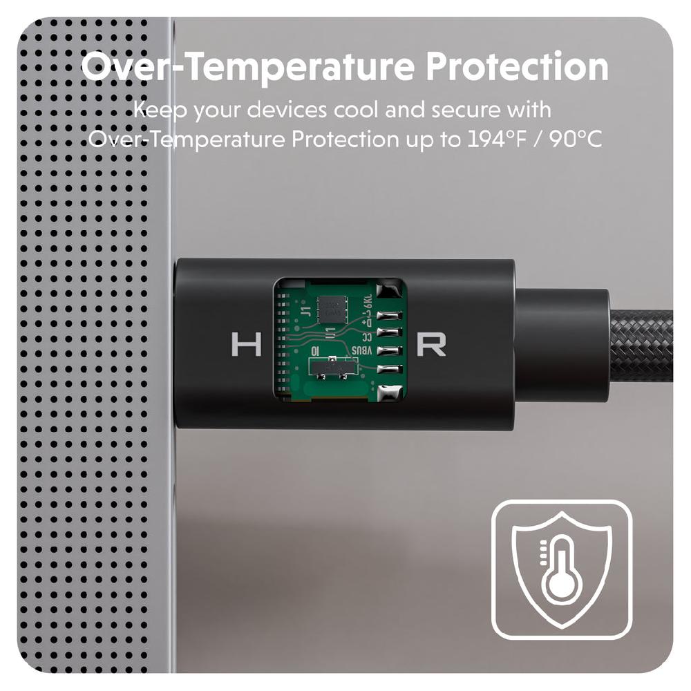 Targus HyperDrive Next USB4 Type-C Performance Cable (1.2m/4ft) - Black