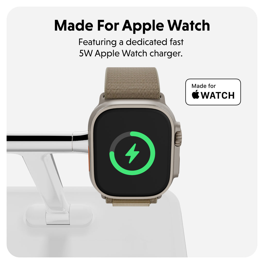 Targus HyperJuice Next Qi2 4-in-1 Magnetic Charging Stand