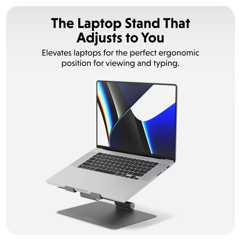 Targus HyperSpace™ Ergonomic Adjustable Laptop Stand - Space Grey