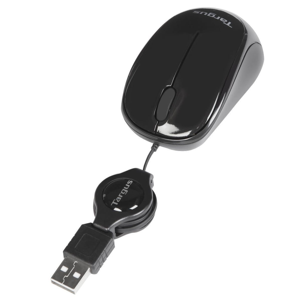 Targus Compact Blue Trace Travel Mouse - Black