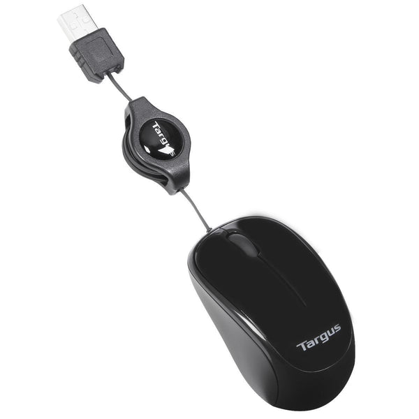 targus Compact Blue Trace Travel Mouse - Black