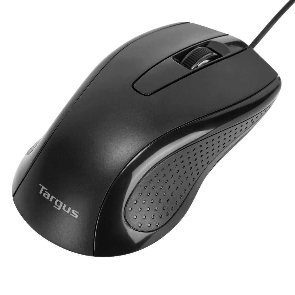 Targus Full-Size Optical Antimicrobial Wired Mouse