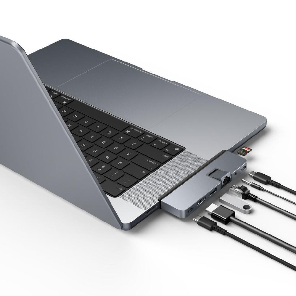 Targus HyperDrive DUO PRO 7-in-2 USB-C Hub - Grey