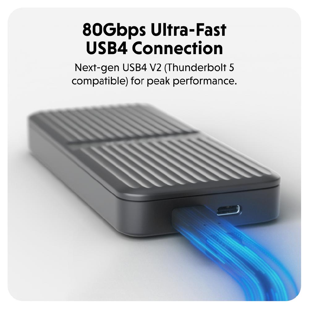 Targus HyperDrive® Next USB4 M.2 PCIe Enclosure