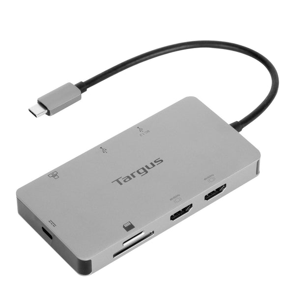 targus USB-C Dual HDMI 4K Docking Station with 100W PD Pass-Thru